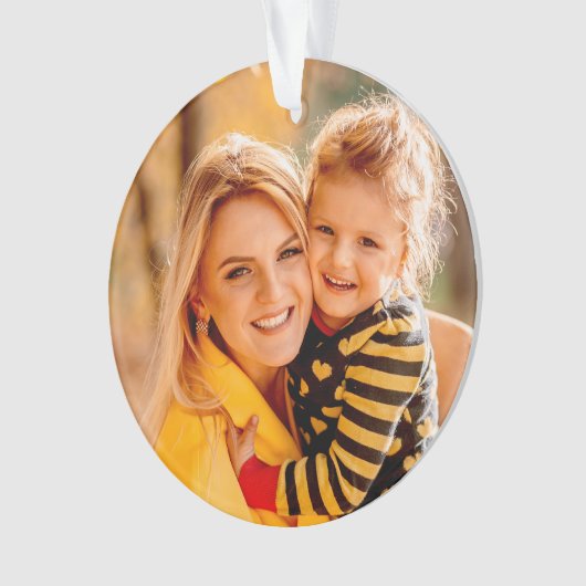 Hinzufügen einer eigenen Fotovorlage Ornament (Vorderseite)