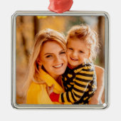 Hinzufügen einer eigenen Fotovorlage Ornament Aus Metall (Vorne)