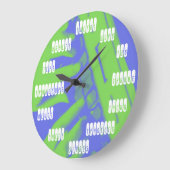 Hinzufügen einer eigenen Hintergrundrecherchenzeit Große Wanduhr (Winkel)