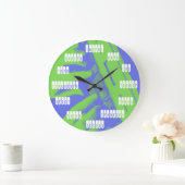 Hinzufügen einer eigenen Hintergrundrecherchenzeit Große Wanduhr (Zuhause)