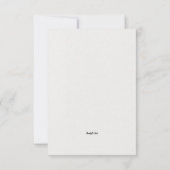 Hinzufügen einer grenzenlosen Schwangerschaftsankü Einladung (Rückseite)