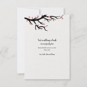 Hinzufügen einer grenzenlosen Schwangerschaftsankü Einladung