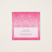 Hinzufügen einer Logo-Hot-Rosa-Glitzer-Anzeigetafe (Rückseite)