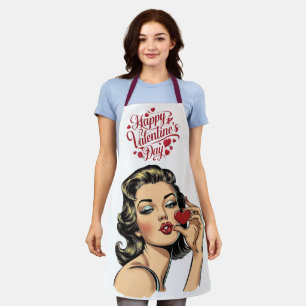 Hinzufügen einer Menge Liebe Schürze