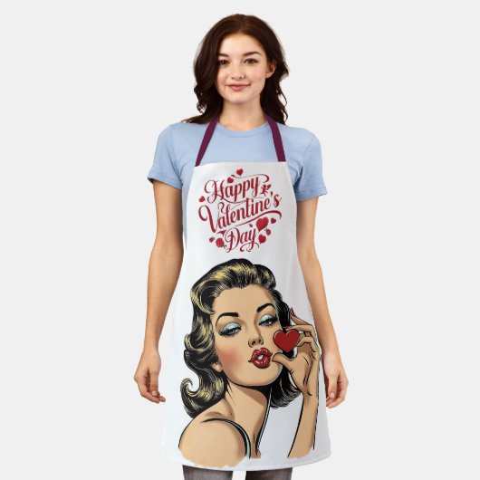 Hinzufügen einer Menge Liebe Schürze (Getragen)