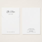 Hinzufügen einer Minimalistischen Netzwerkkarte fü (Vorne & Hinten)