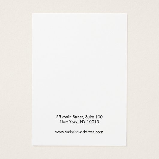 Hinzufügen einer schwarzen rustikalen Ohrsichtkart (Rückseite)