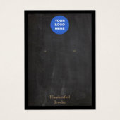 Hinzufügen einer schwarzen rustikalen Ohrsichtkart (Vorderseite)