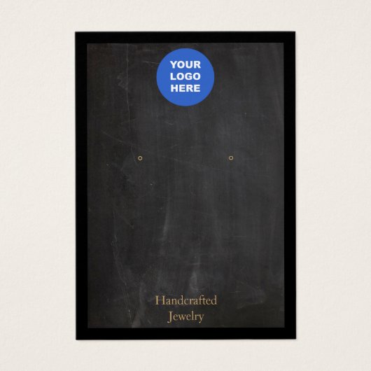 Hinzufügen einer schwarzen rustikalen Ohrsichtkart (Vorderseite)