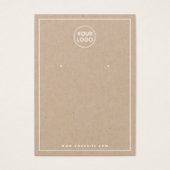 Hinzufügen einer weißen Rand-Kästchen-Ohrsichtkart (Vorderseite)