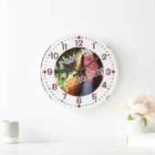 Hinzufügen einer weißen Uhr zum eigenen Foto mit e (Zuhause)