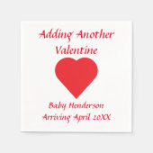 Hinzufügen eines anderen Valentins Serviette (Vorderseite)