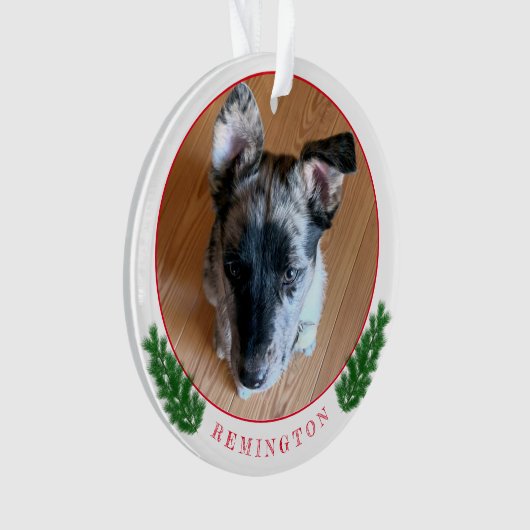 Hinzufügen eines angepassten, doppelseitigen Puppy Ornament (Vorderseite)