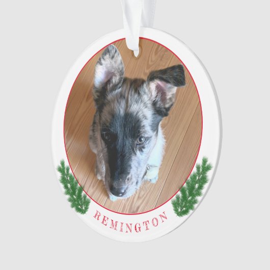 Hinzufügen eines angepassten, doppelseitigen Puppy Ornament (Vorderseite)