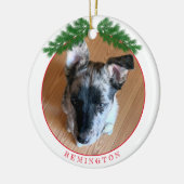 Hinzufügen eines anpassungsfähigen Puppy-Fotos auf Keramik Ornament (Links)