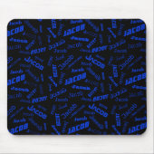 Hinzufügen eines beliebigen Namens oder Worts | Bl Mousepad (Vorne)