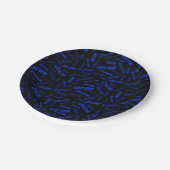 Hinzufügen eines beliebigen Namens oder Worts | Bl Pappteller (Schrägansicht)