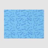 Hinzufügen eines beliebigen Namens oder Worts | Bl Seidenpapier (Vorderseite)