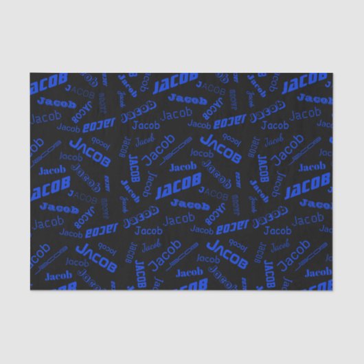 Hinzufügen eines beliebigen Namens oder Worts | Bl Seidenpapier (Vorderseite)