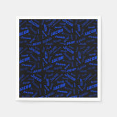 Hinzufügen eines beliebigen Namens oder Worts | Bl Serviette (Vorderseite)