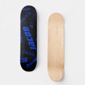 Hinzufügen eines beliebigen Namens oder Worts | Bl Skateboard (Vorderseite)