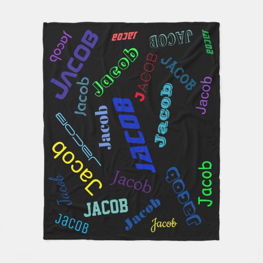 Hinzufügen eines beliebigen Namens oder Worts | me Fleecedecke (Vorderseite)