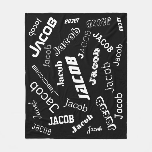 Hinzufügen eines beliebigen Namens oder Worts | Sc Fleecedecke (Vorderseite)