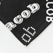 Hinzufügen eines beliebigen Namens oder Worts | Sc Fleecedecke (Ecke)