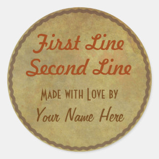 Hinzufügen eines benutzerdefinierten Aufklebers fü Runder Aufkleber