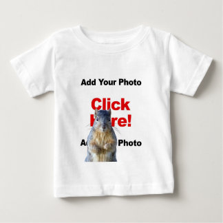Hinzufügen eines benutzerdefinierten Eichhörnchens Baby T-shirt