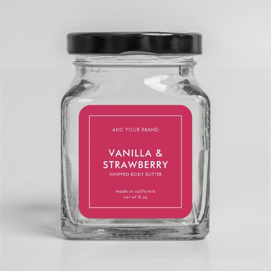 Hinzufügen eines benutzerdefinierten farbigen, mod quadratischer aufkleber