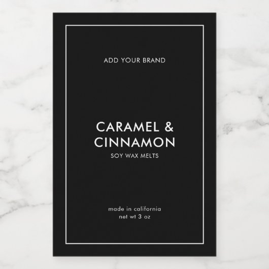 Hinzufügen eines benutzerdefinierten farbigen, mod weinetikett (Einzelnes Label)