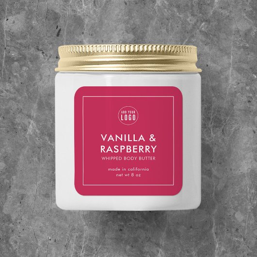 Hinzufügen eines benutzerdefinierten farbigen Prod Quadratischer Aufkleber