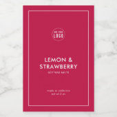 Hinzufügen eines benutzerdefinierten farbigen Prod Weinetikett (Einzelnes Label)