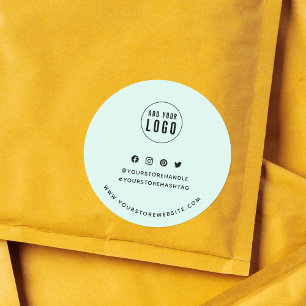 Hinzufügen eines benutzerdefinierten Farbmarkers f Runder Aufkleber