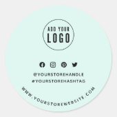 Hinzufügen eines benutzerdefinierten Farbmarkers f Runder Aufkleber (Vorderseite)