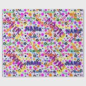 Hinzufügen eines benutzerdefinierten Formatpapiers Geschenkpapier (Flach)