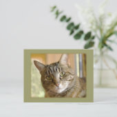 Hinzufügen eines benutzerdefinierten Foto-Thinking Postkarte (Stehend Vorderseite)