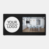 Hinzufügen eines benutzerdefinierten Logo-Fotos Schreibtischunterlage (Vorderseite)