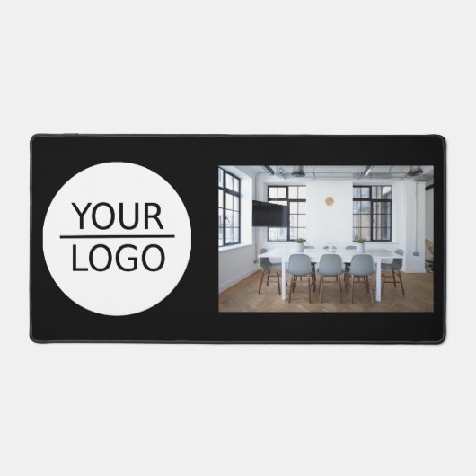 Hinzufügen eines benutzerdefinierten Logo-Fotos Schreibtischunterlage (Vorderseite)