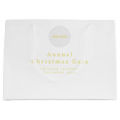 Hinzufügen eines benutzerdefinierten Logo-Geschenk Große Geschenktüte (Vorderseite)