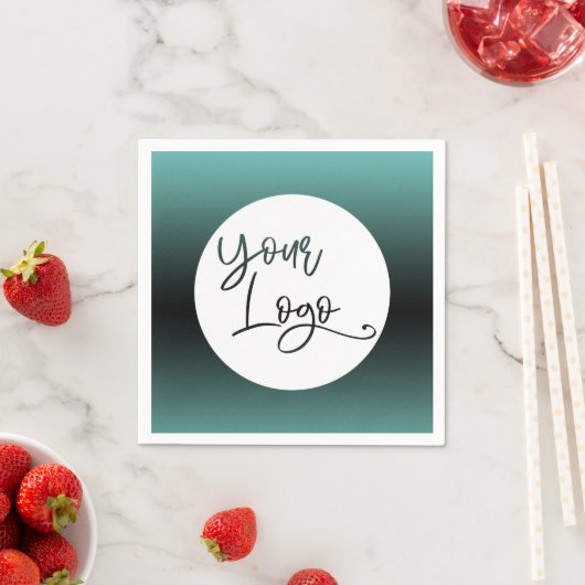 Hinzufügen eines benutzerdefinierten Logo-Light Aq Serviette (Beispiel)