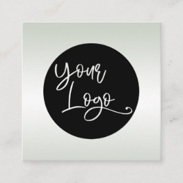 Hinzufügen eines benutzerdefinierten Logo-Sages Gr Quadratische Visitenkarte