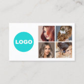 Hinzufügen eines benutzerdefinierten Logo-Social-M Visitenkarte (Vorderseite)