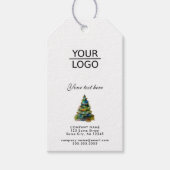 Hinzufügen eines benutzerdefinierten Logo Text-Wer Geschenkanhänger (Vorderseite)