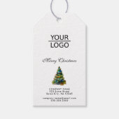 Hinzufügen eines benutzerdefinierten Logo Text-Wer Geschenkanhänger (Vorderseite)