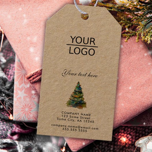 Hinzufügen eines benutzerdefinierten Logo Text-Wer Geschenkanhänger