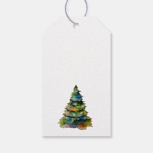 Hinzufügen eines benutzerdefinierten Logo Text-Wer Geschenkanhänger (Rückseite)