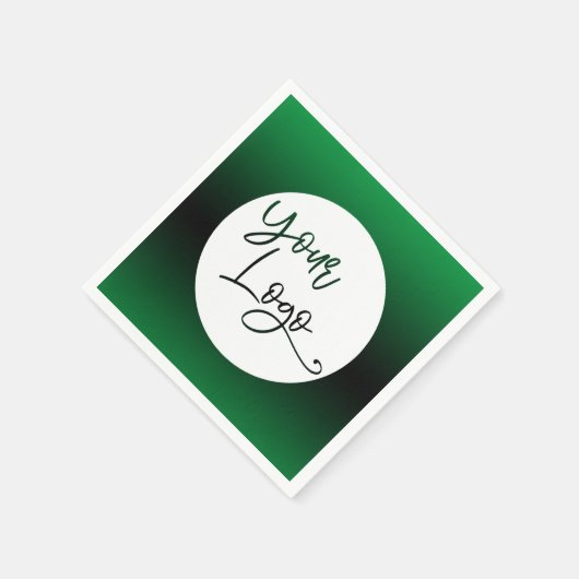 Hinzufügen eines benutzerdefinierten Logos, hell g Serviette (Ecke)