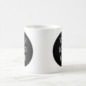 Hinzufügen eines benutzerdefinierten Logos Kaffeetasse (Mittel)
